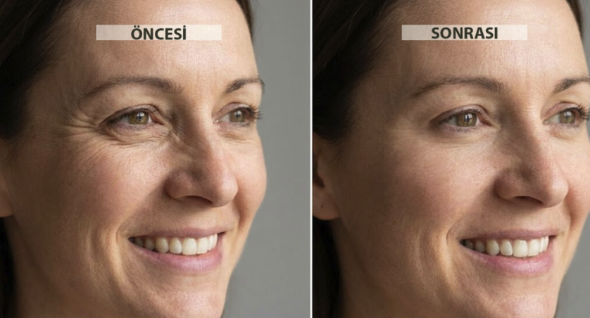 Kaz Ayağı Botoks Öncesi ve Sonrası