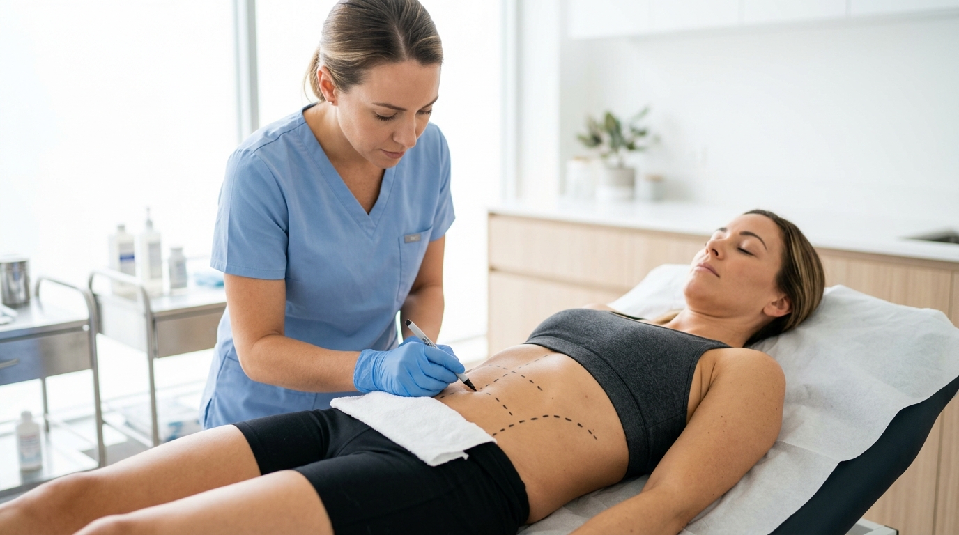 Vaser liposuction — planlama